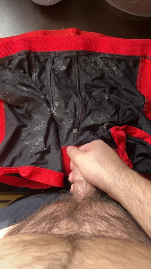 Like my cummy shorts?