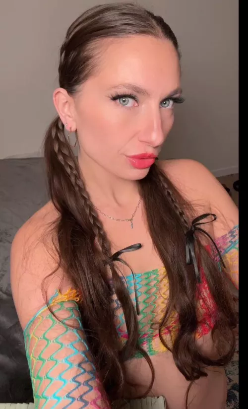 Loved my Hair while Filming Slutty Customs Last Night