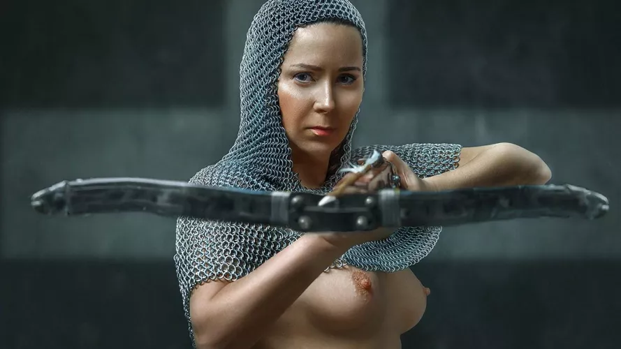 Medieval crossbow archer