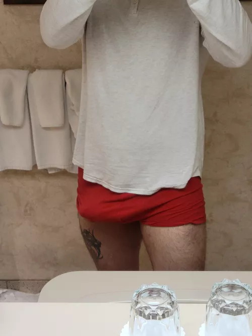 My favorite part is watching you pull my cock out just to admire how hard you made me