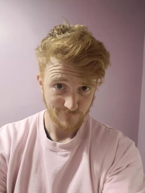 Pink on ginger what we saying?