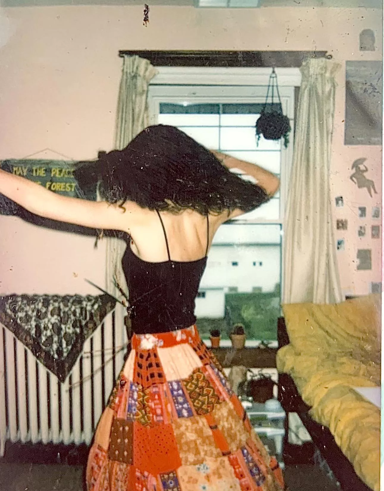 polaroid of me being a hippie chick 😌