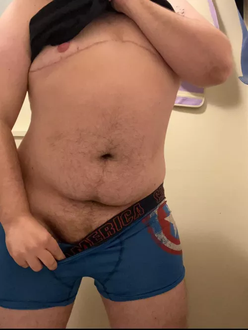 pov: you walk in on me changing 😄