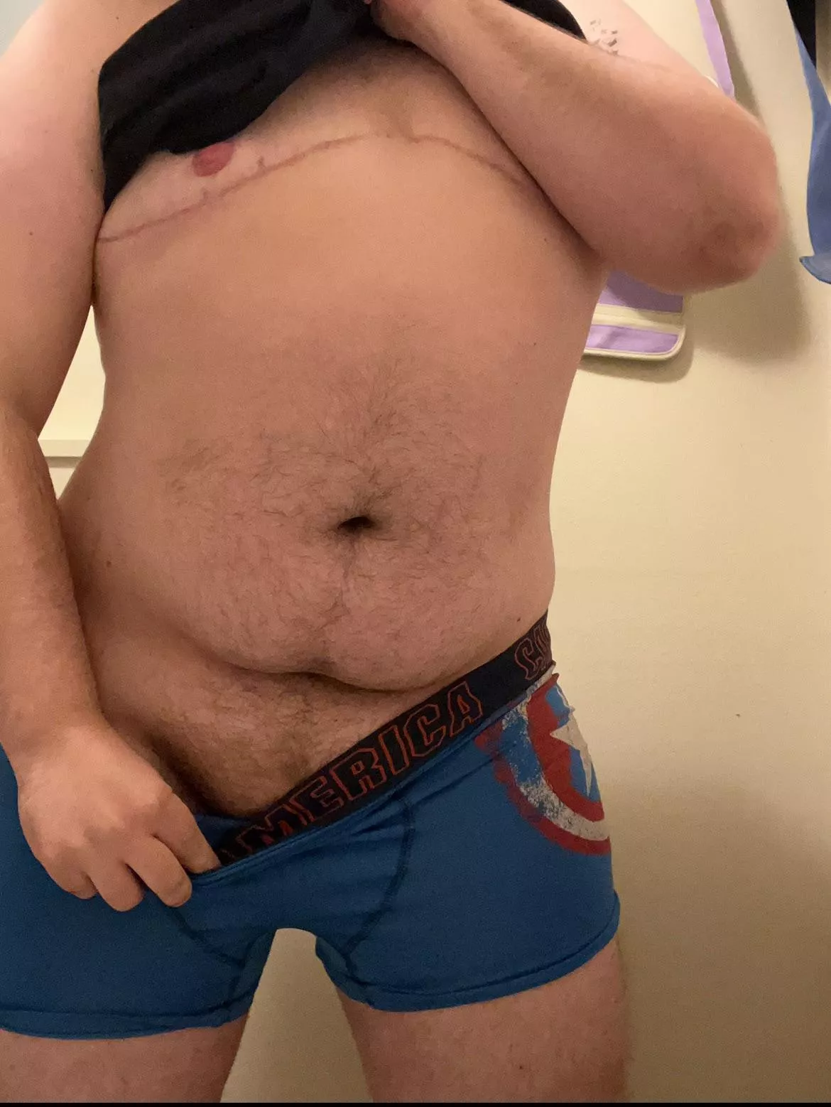 pov: you walk in on me changing 😄