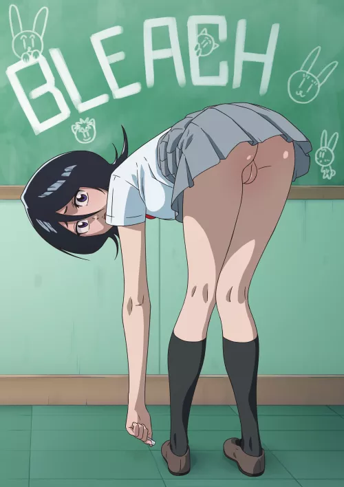 Rukia Kuchiki Bending Over (Antoniomalara)