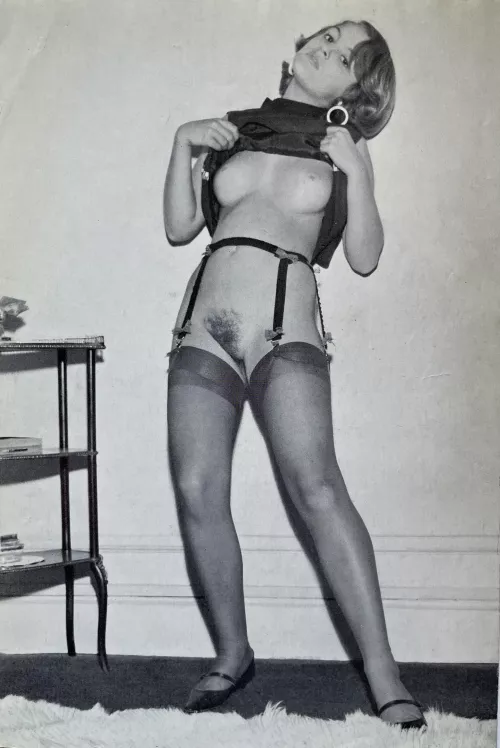 She’s Got Black Stockings, But No Underwear