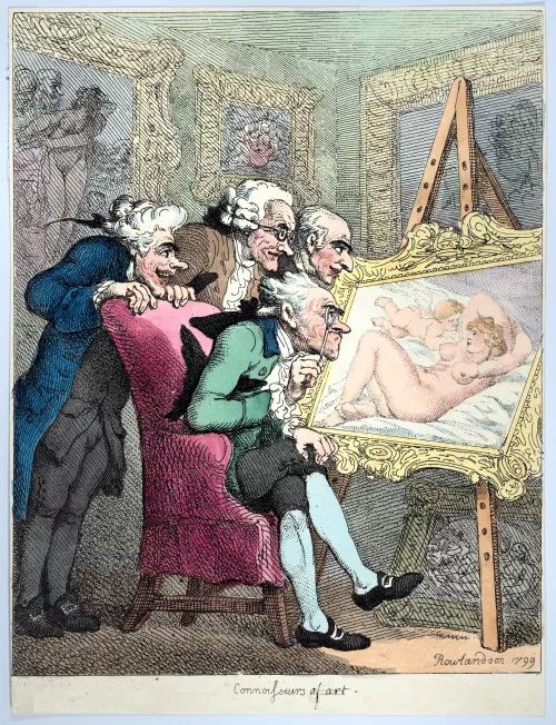 Sir, Gussy Herbert do visit and brings great festive cheer to the house. He gives me a gift - a fine print entitled 