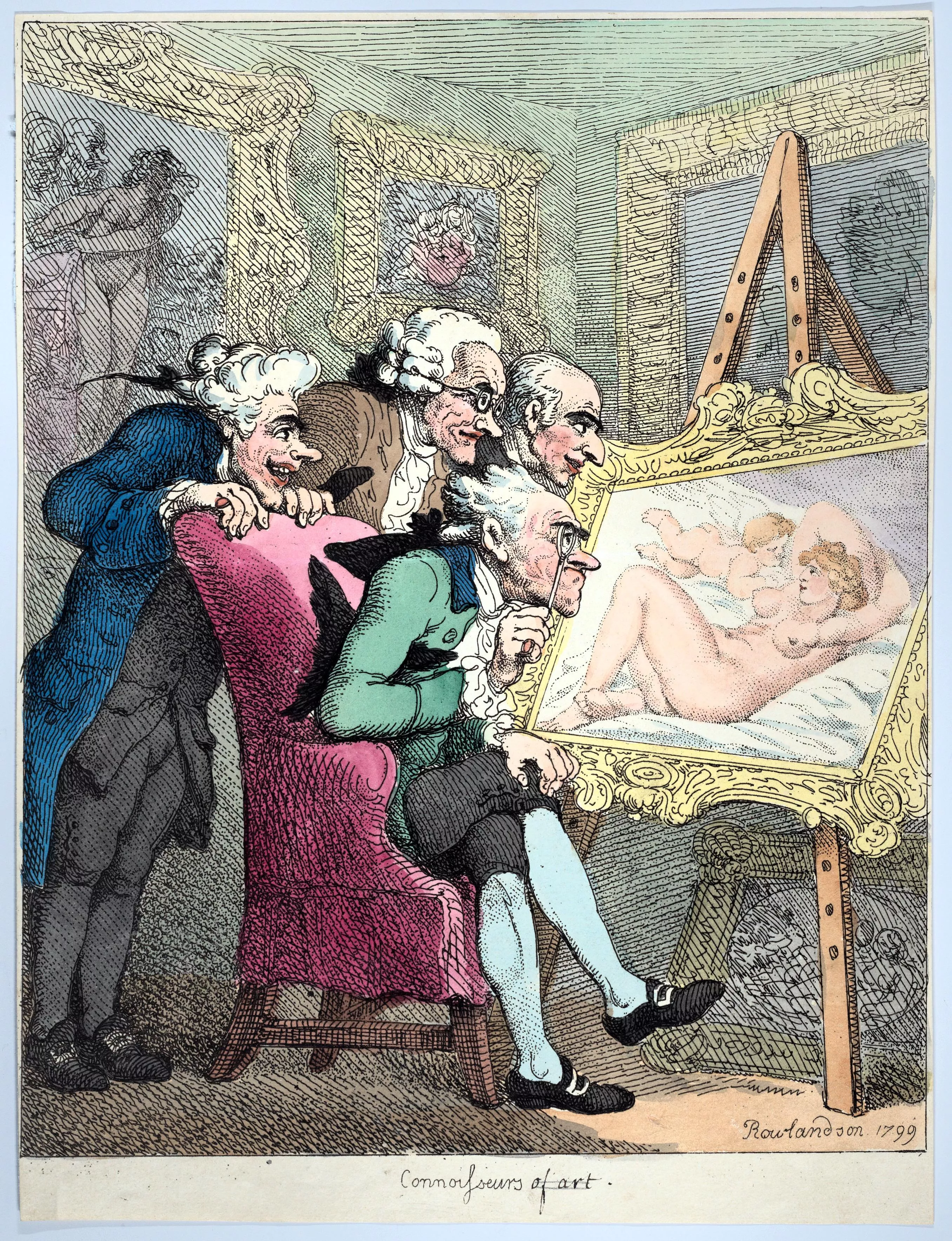 Sir, Gussy Herbert do visit and brings great festive cheer to the house. He gives me a gift - a fine print entitled 