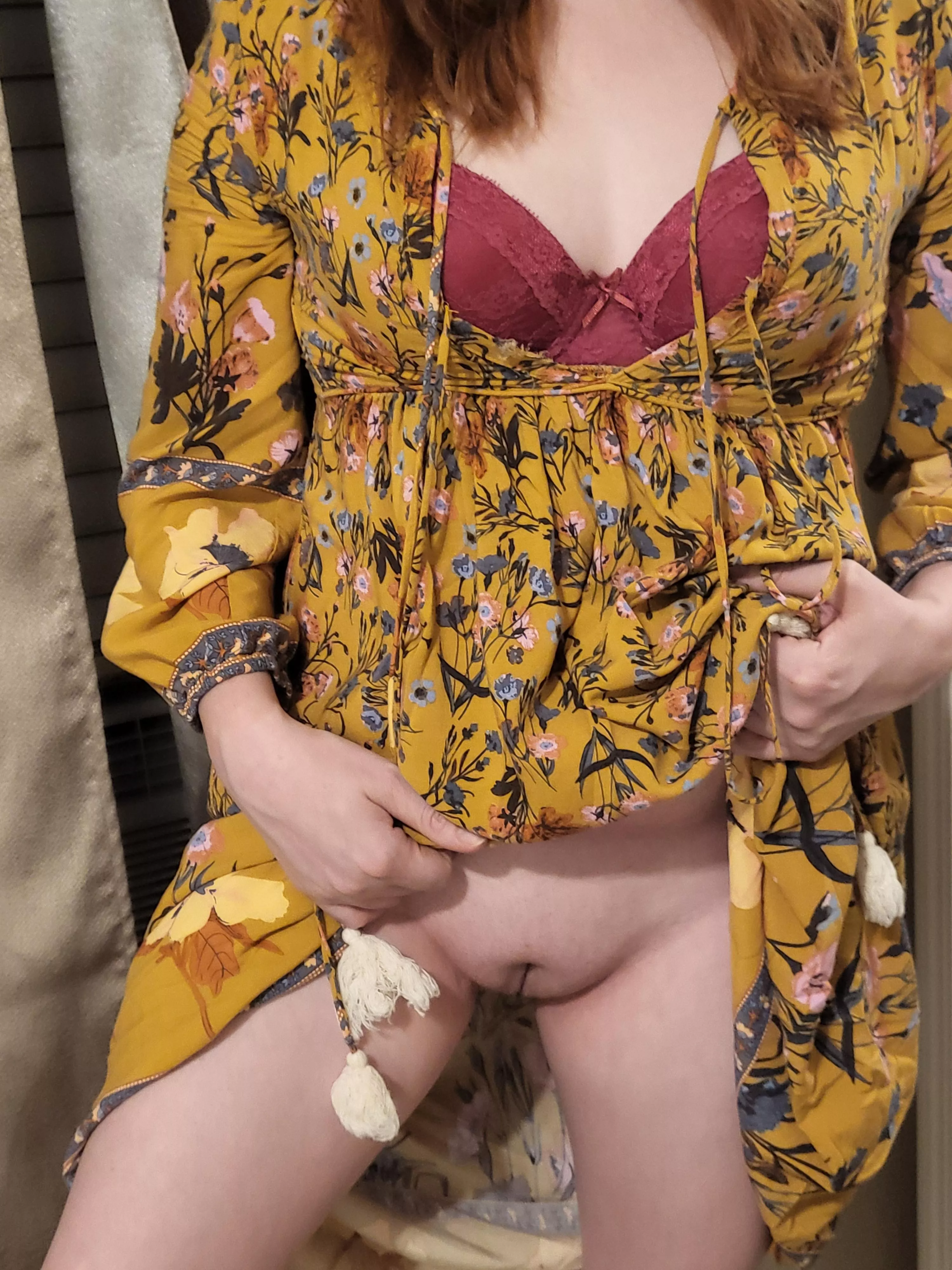 Slide my dress off and go to town.