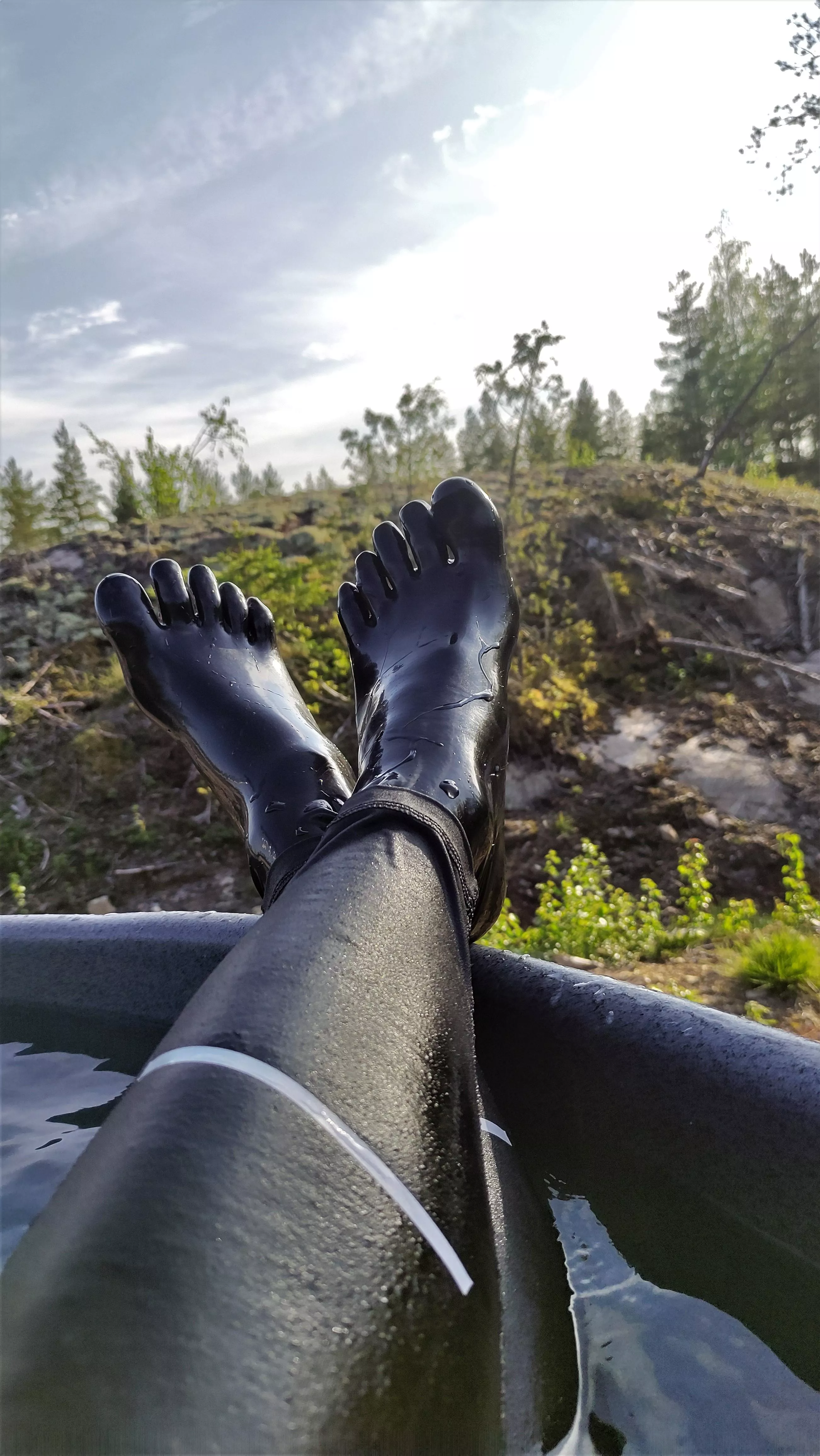 somebody told me to clean my latex.. is this the way?