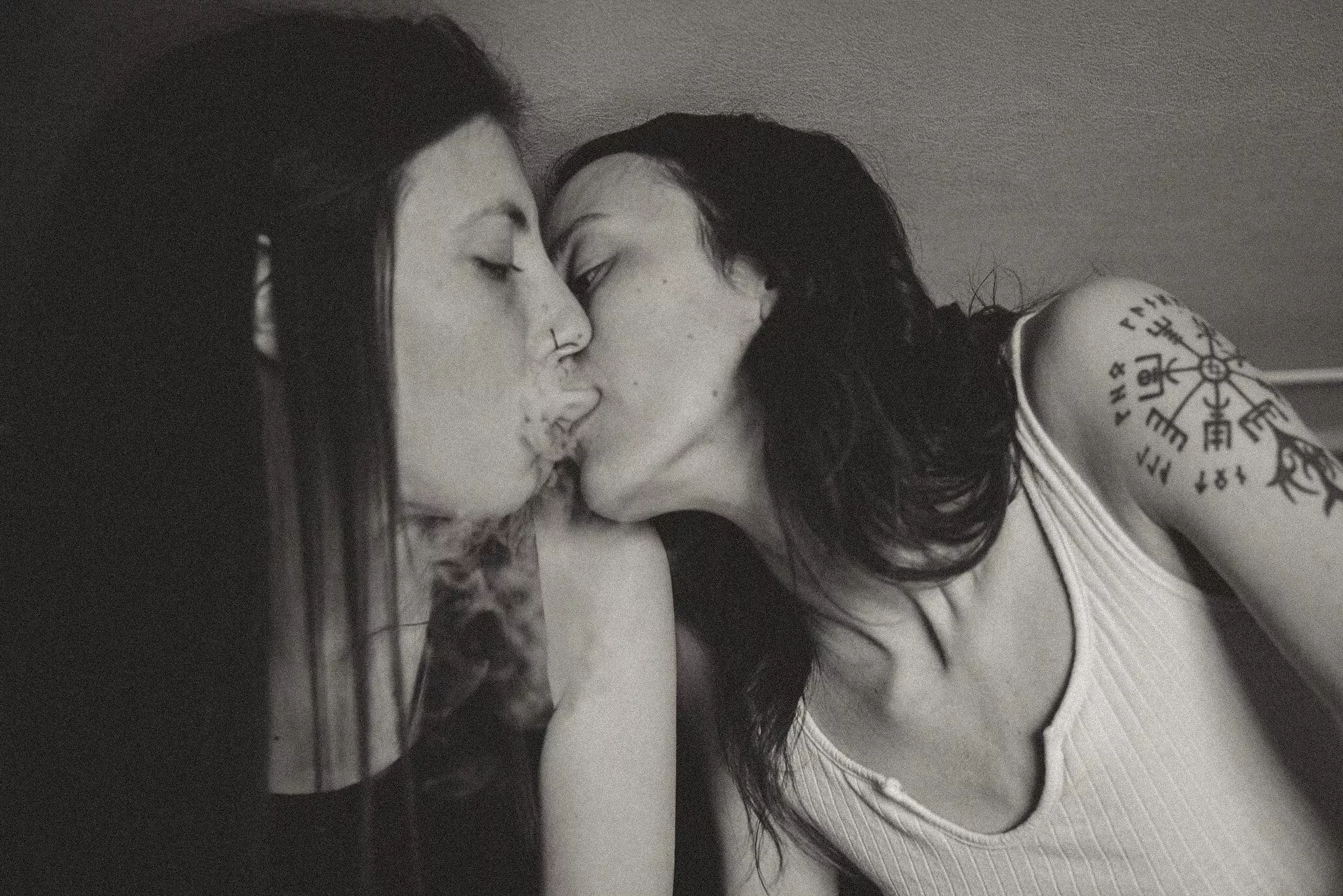 This was our first kiss