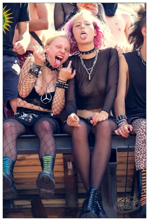 Two punk girls in Berlin