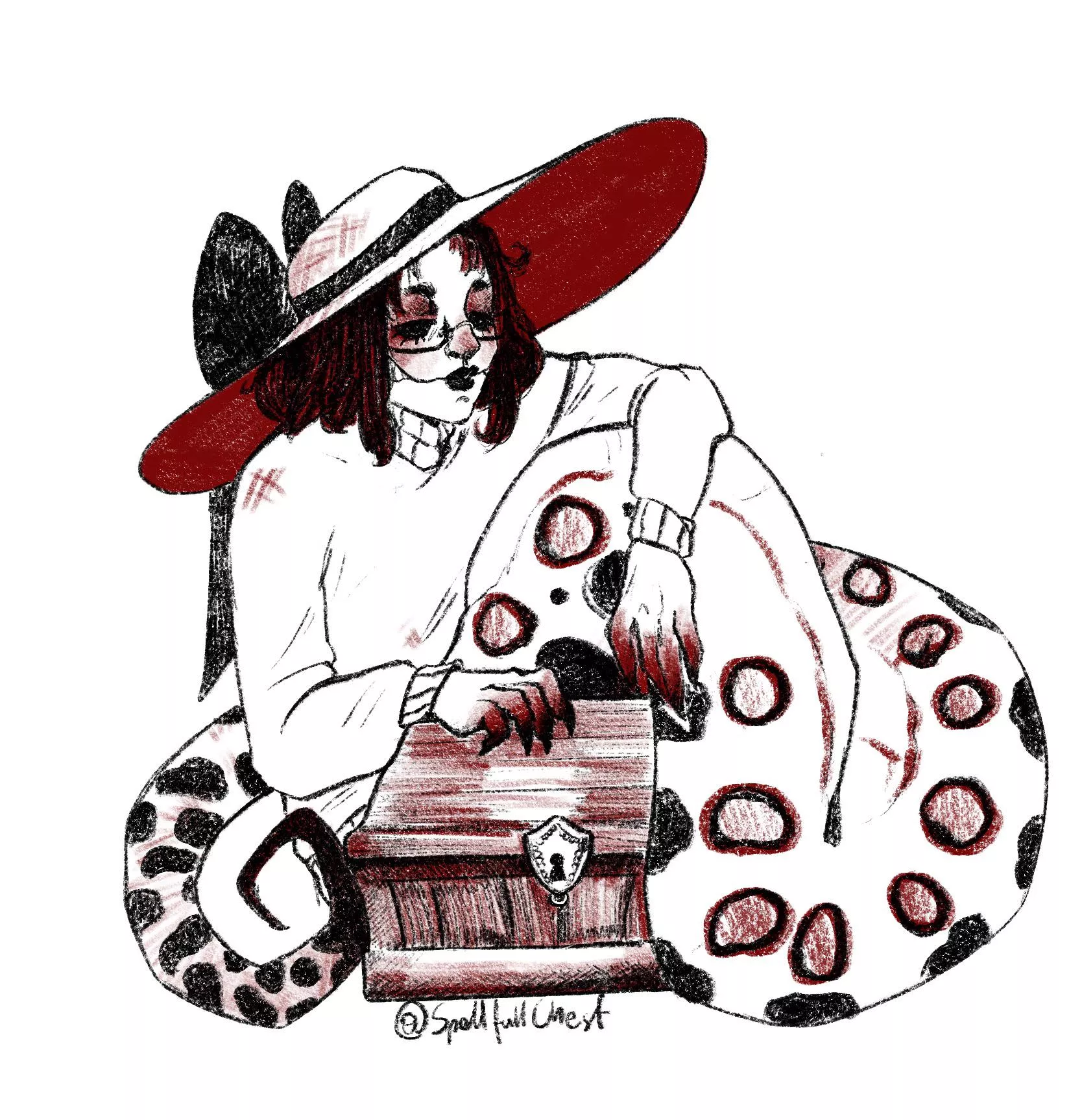 What do you think she has in there? (OC/by me)