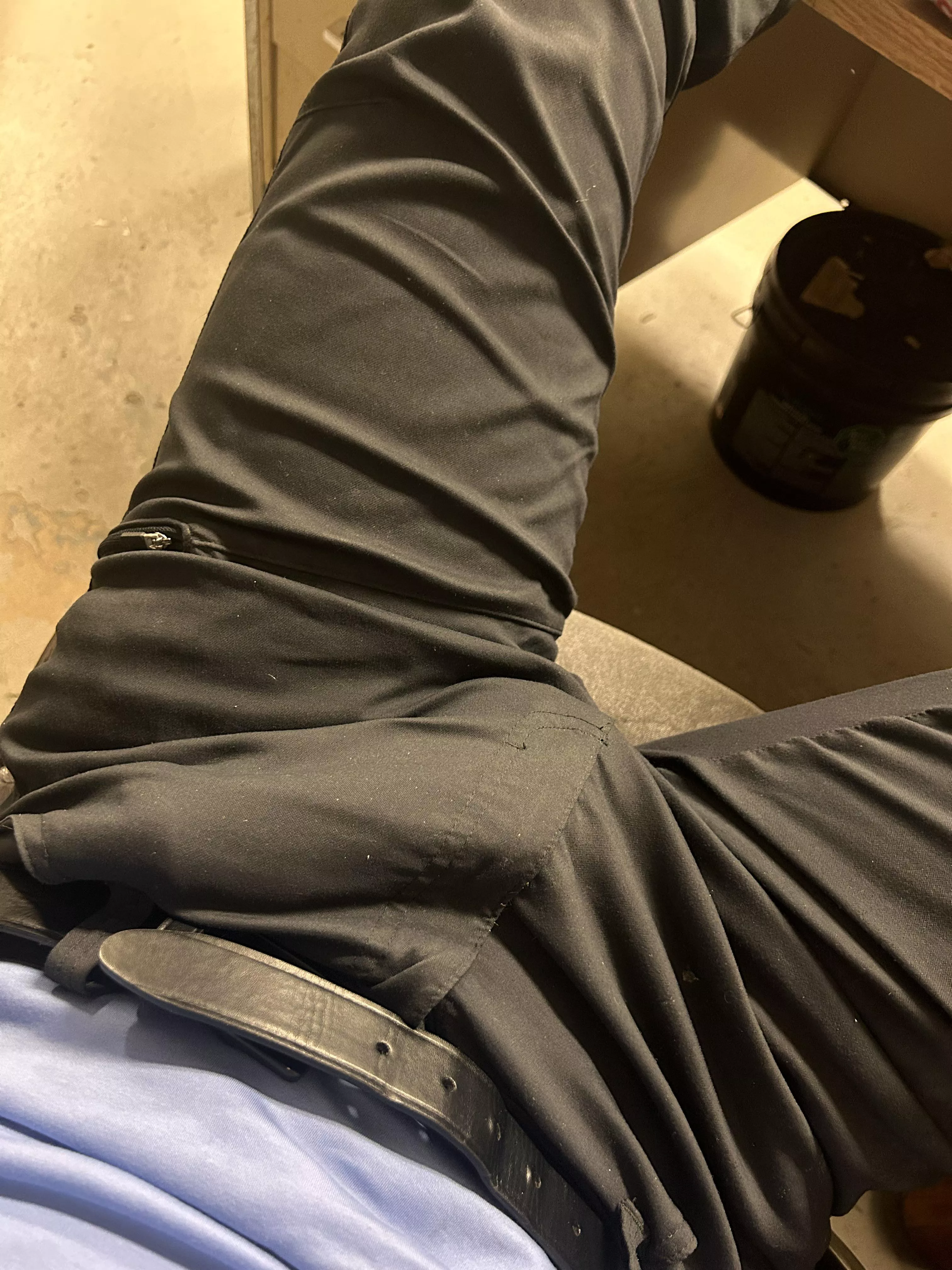 Working hard - quite literally