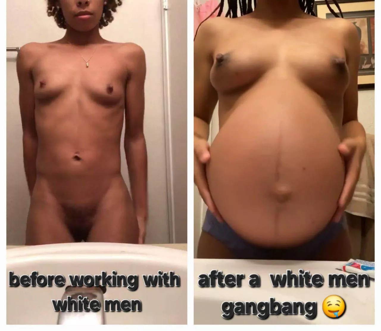 You be to turned on knowing i was getting bred behind your back to say anything