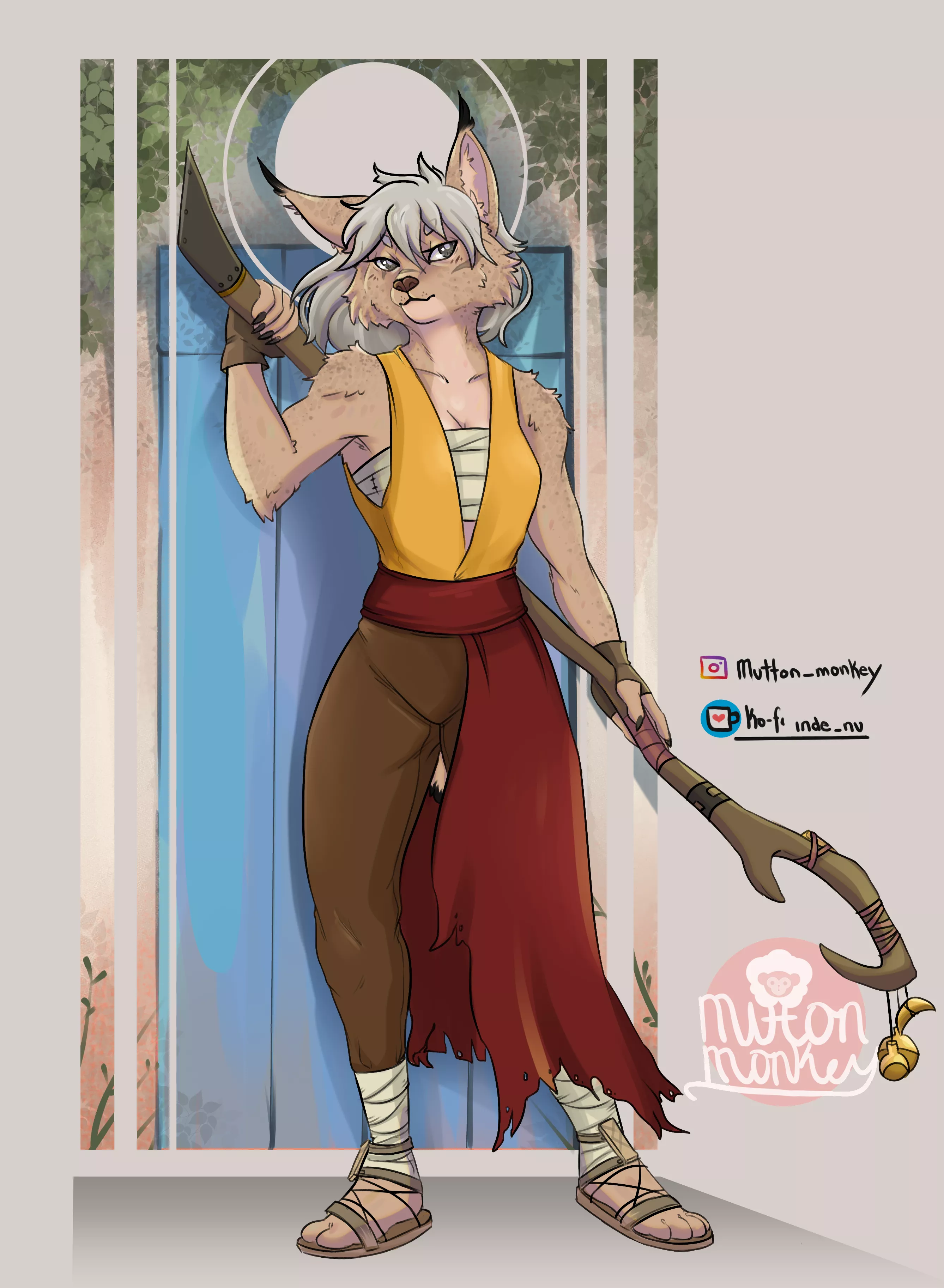 100 furry challenge #15: anotherwilddog (art by me)