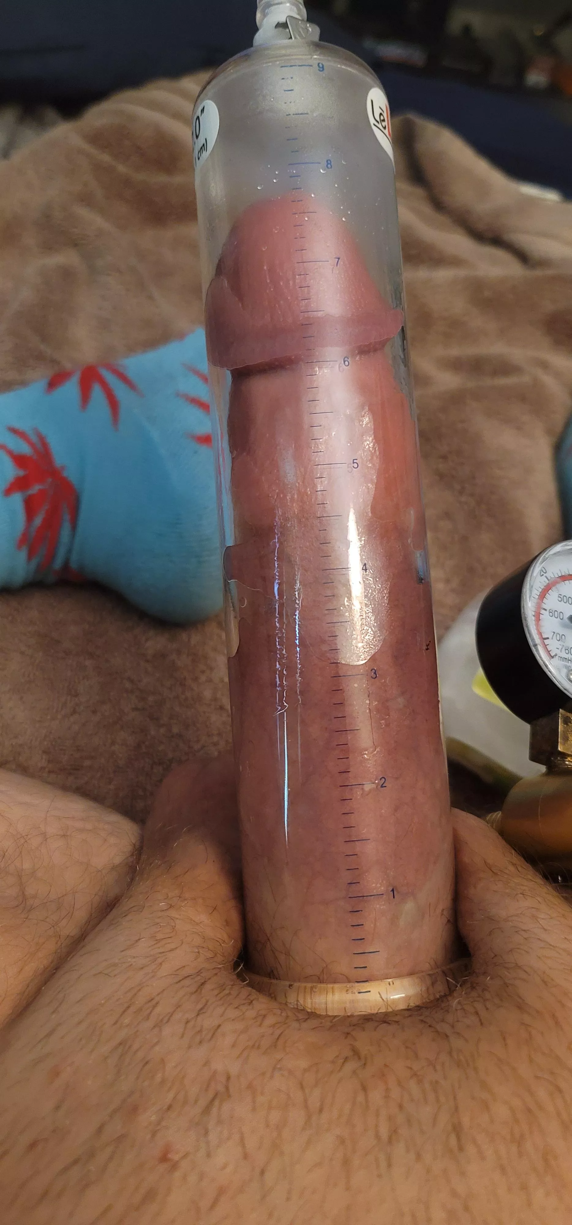 20 min in to an hour pump...with breaks