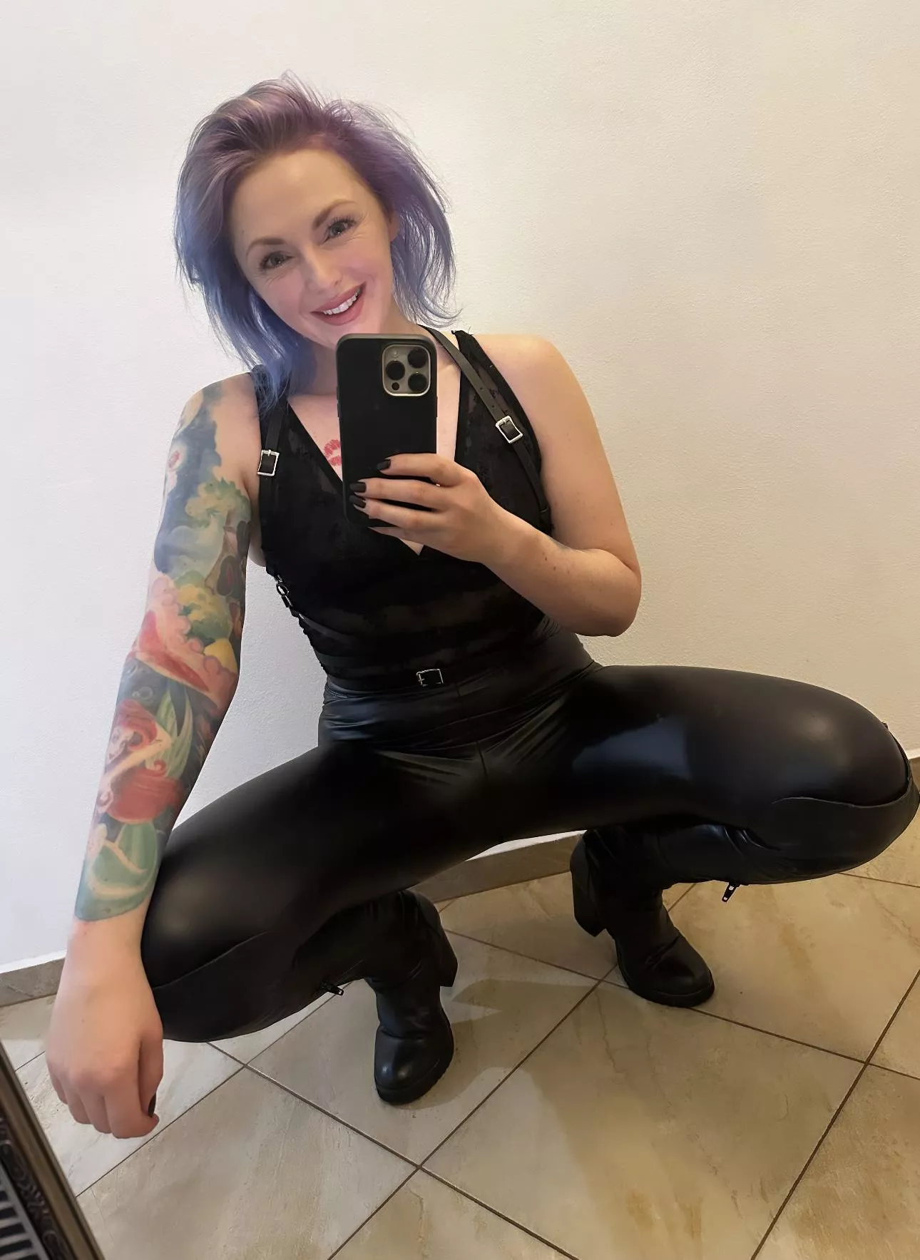 A little bit of sweetness and a lot of leather pants.