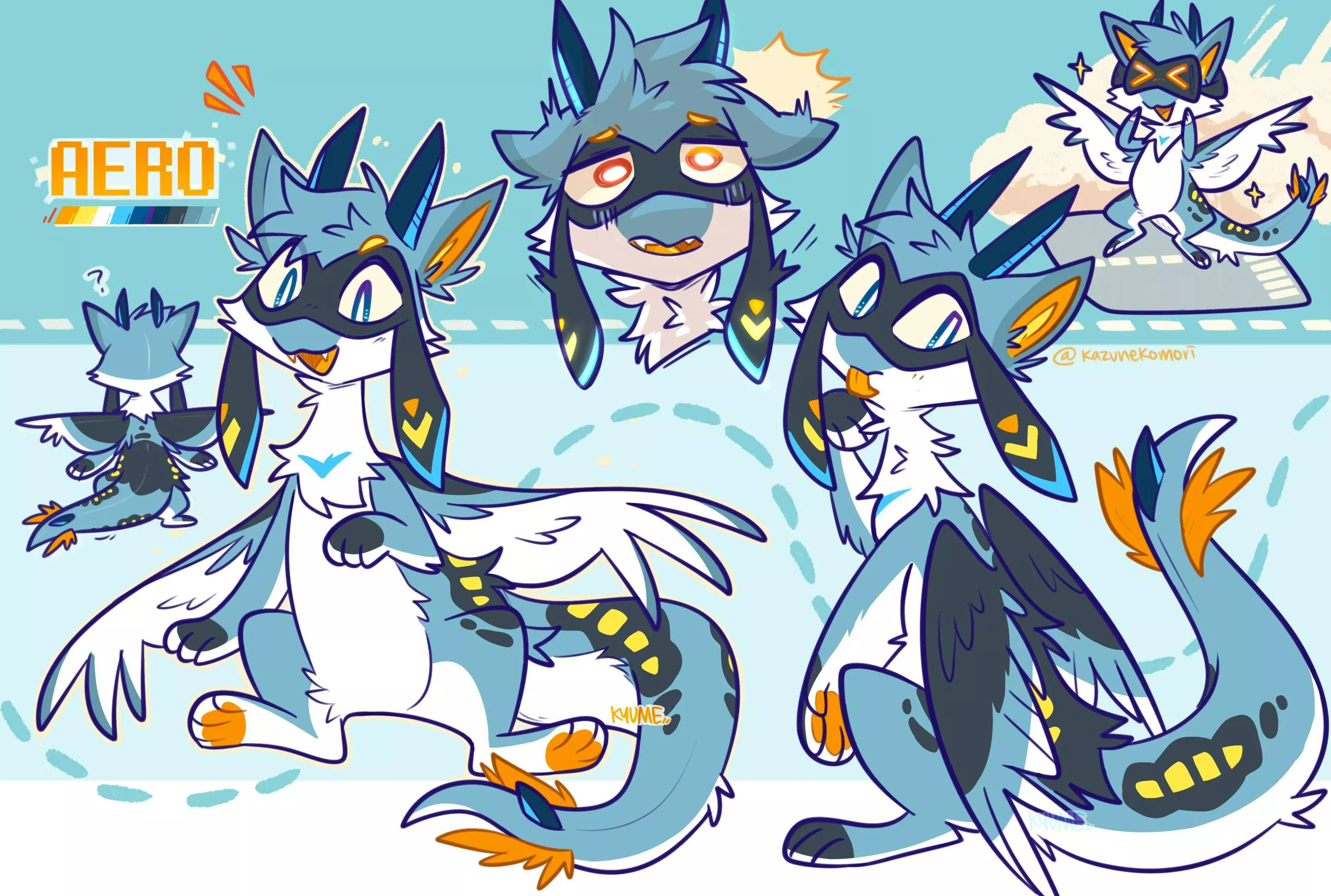 Aero the fluffy plane derg! Give them your oil and batteries!!✈️⚡