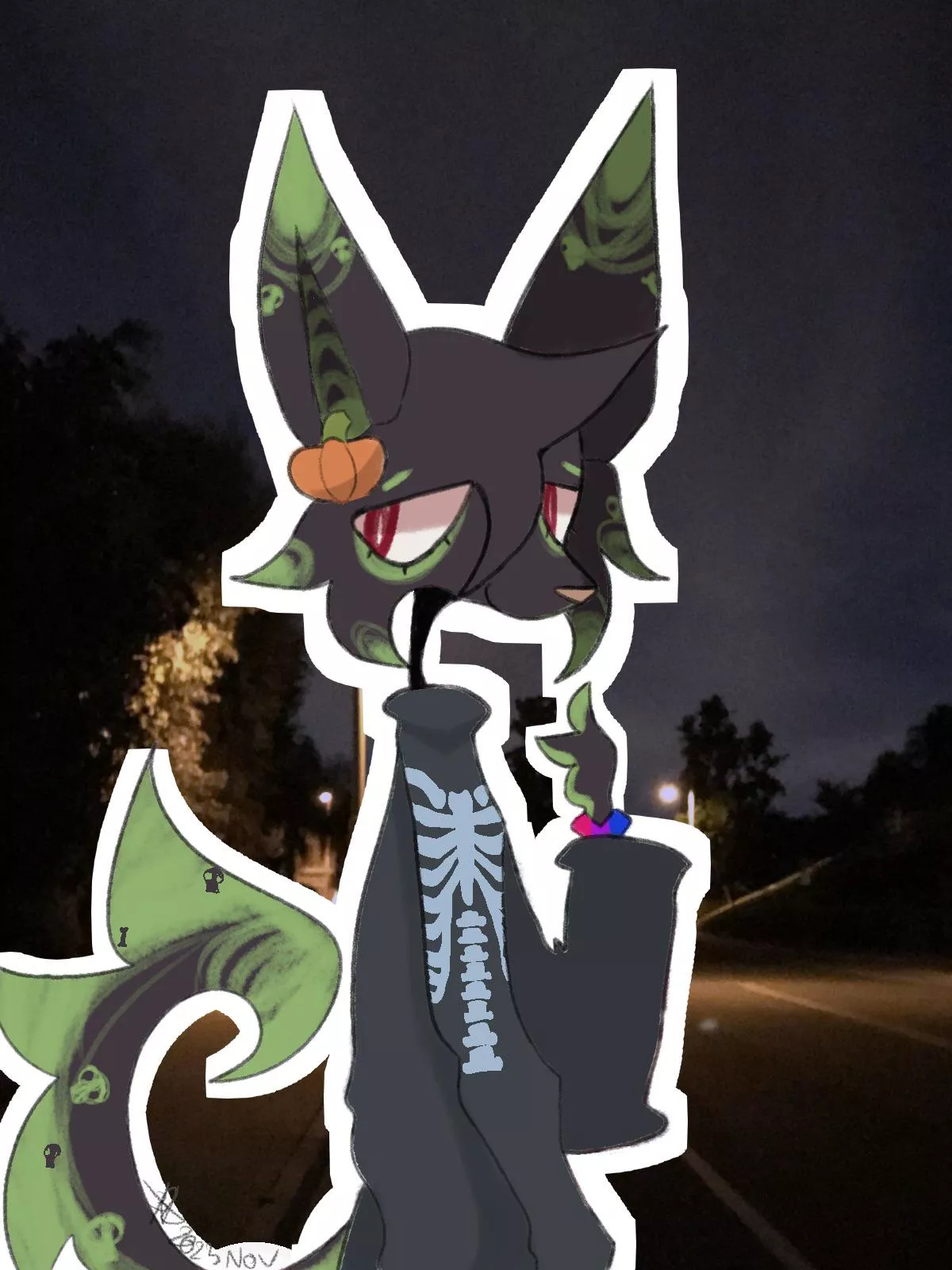 aough,,my first post on reddit. my boy milo. (art by me)👍👍