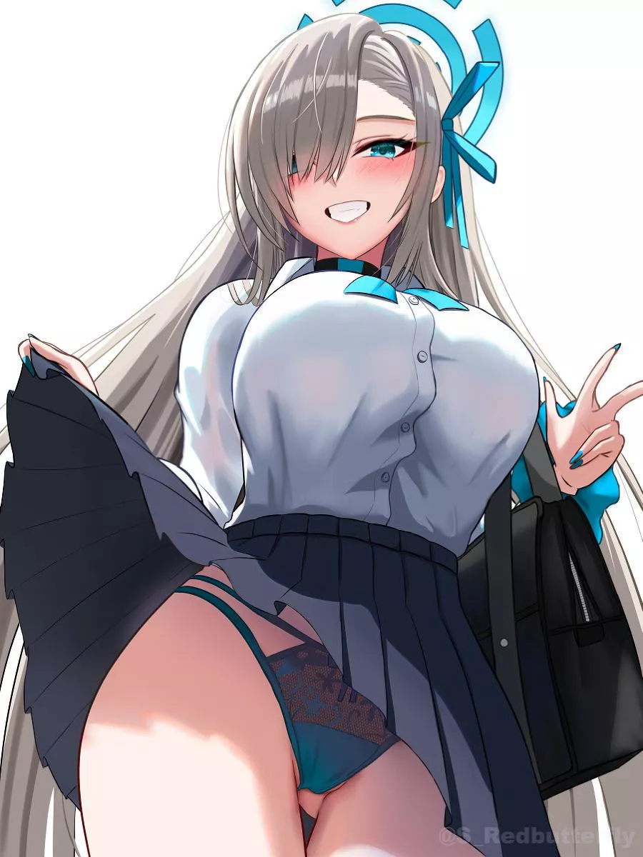 Asuna Panty Flash [Blue Archive]