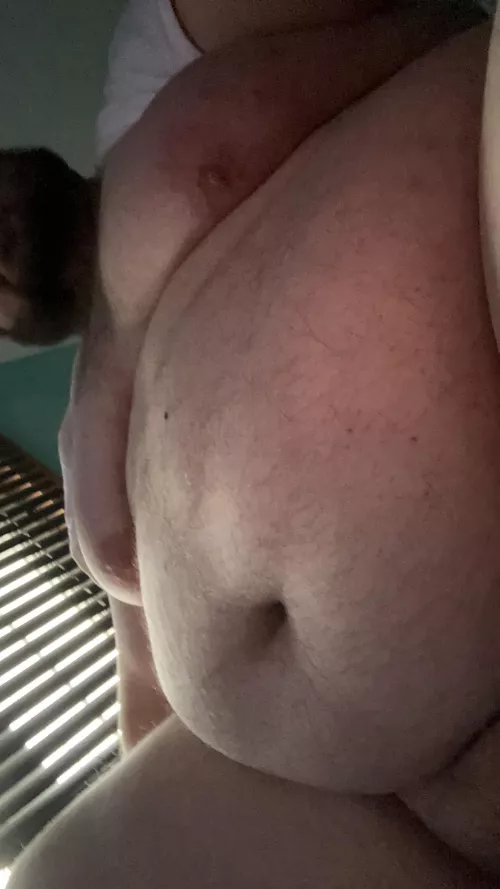 Big fatty needs his belly rubbed