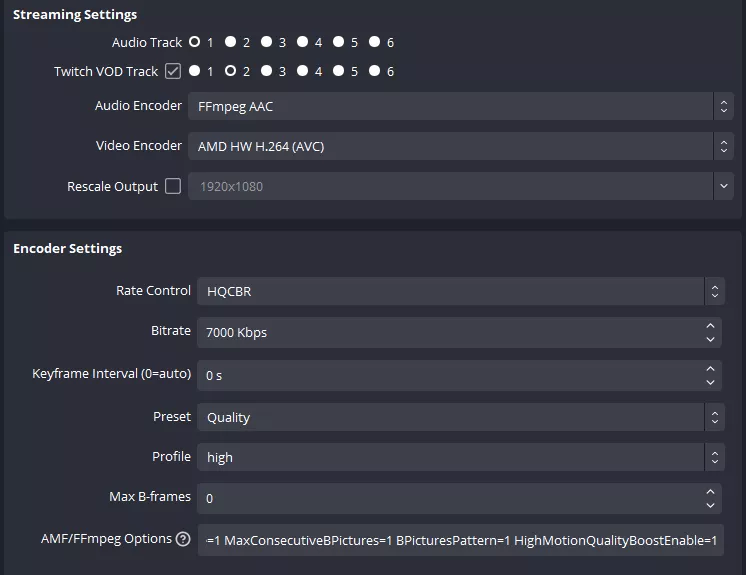 Blurry 1080p60fps stream even at high bitrate, any idea why?