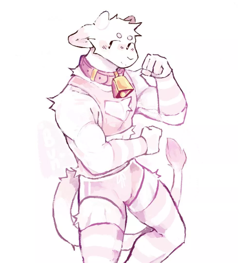 Buff cow