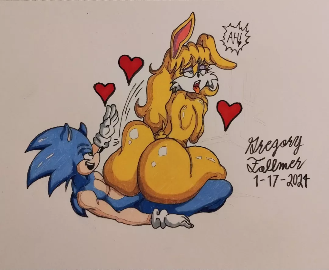 Bunnie D'Coolette has Sex with Sonic
