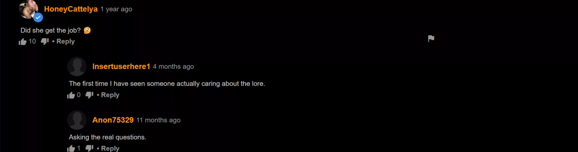 caring for the lore...