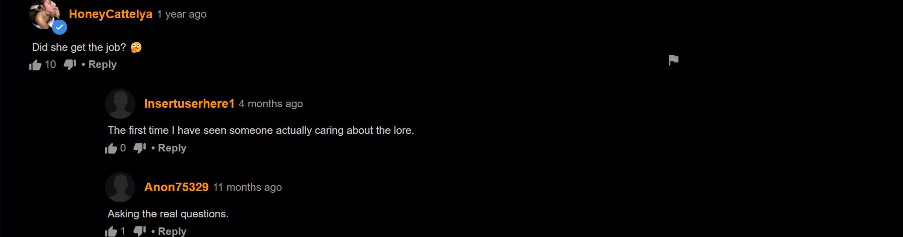 caring for the lore...