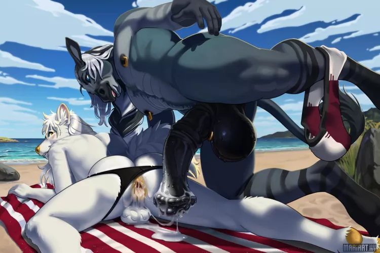 Creamed at the Beach (Omari)