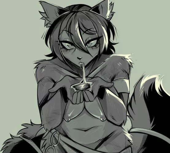 Cum puddle [F] (nervouscherry)