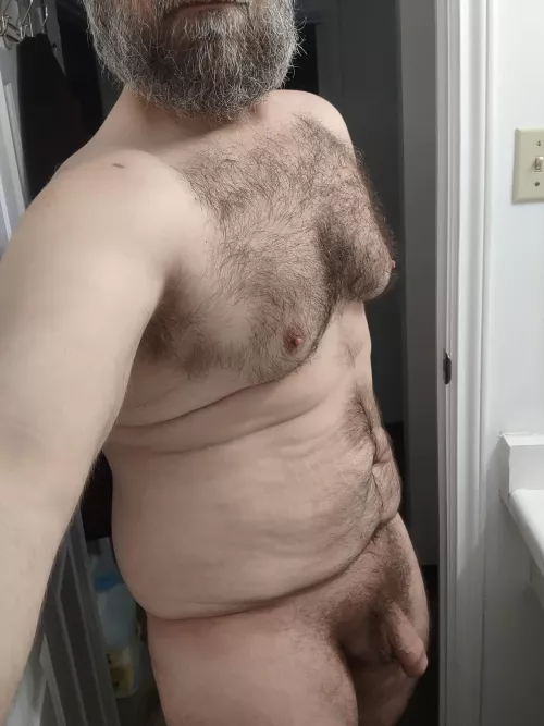 Fresh out of the bath! Feeling squeaky clean!