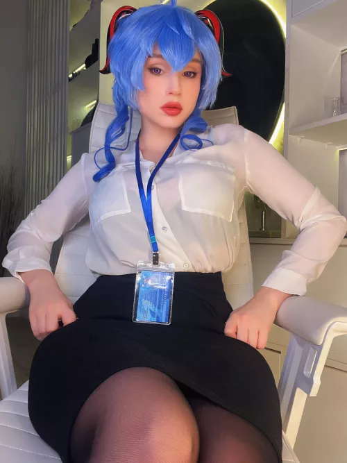 Ganyu as your secretary cosplay by Shadory
