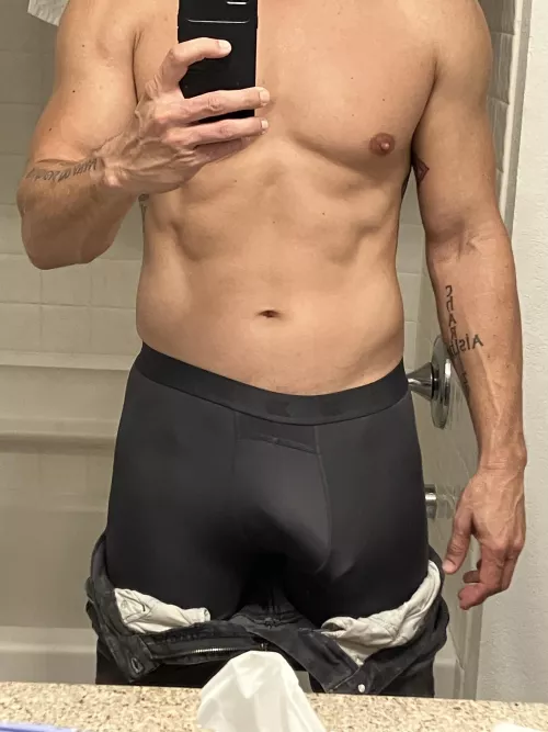 Hiding pretty good in black