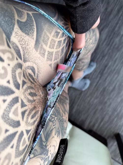 I like to leave a little bit