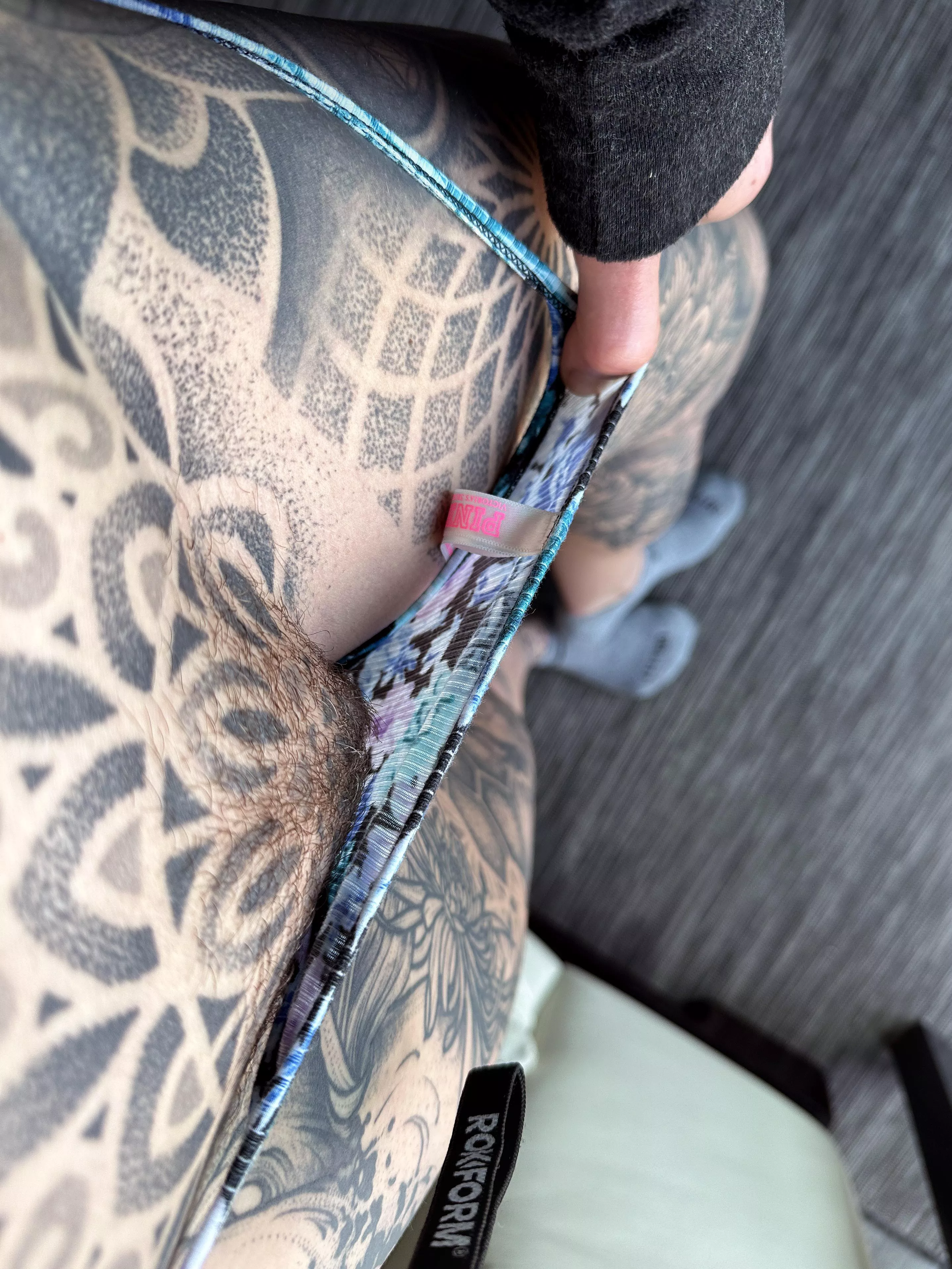 I like to leave a little bit