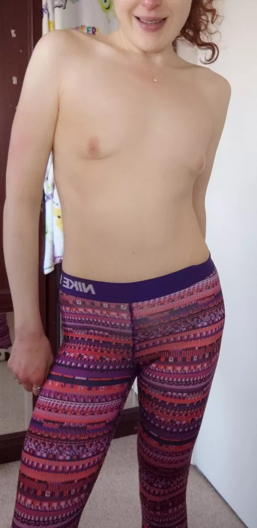 I love having flat tits