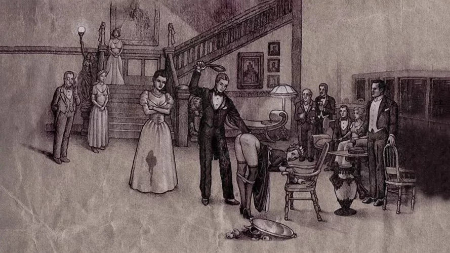 In the old days, servant girls who messed up would be disciplined severely