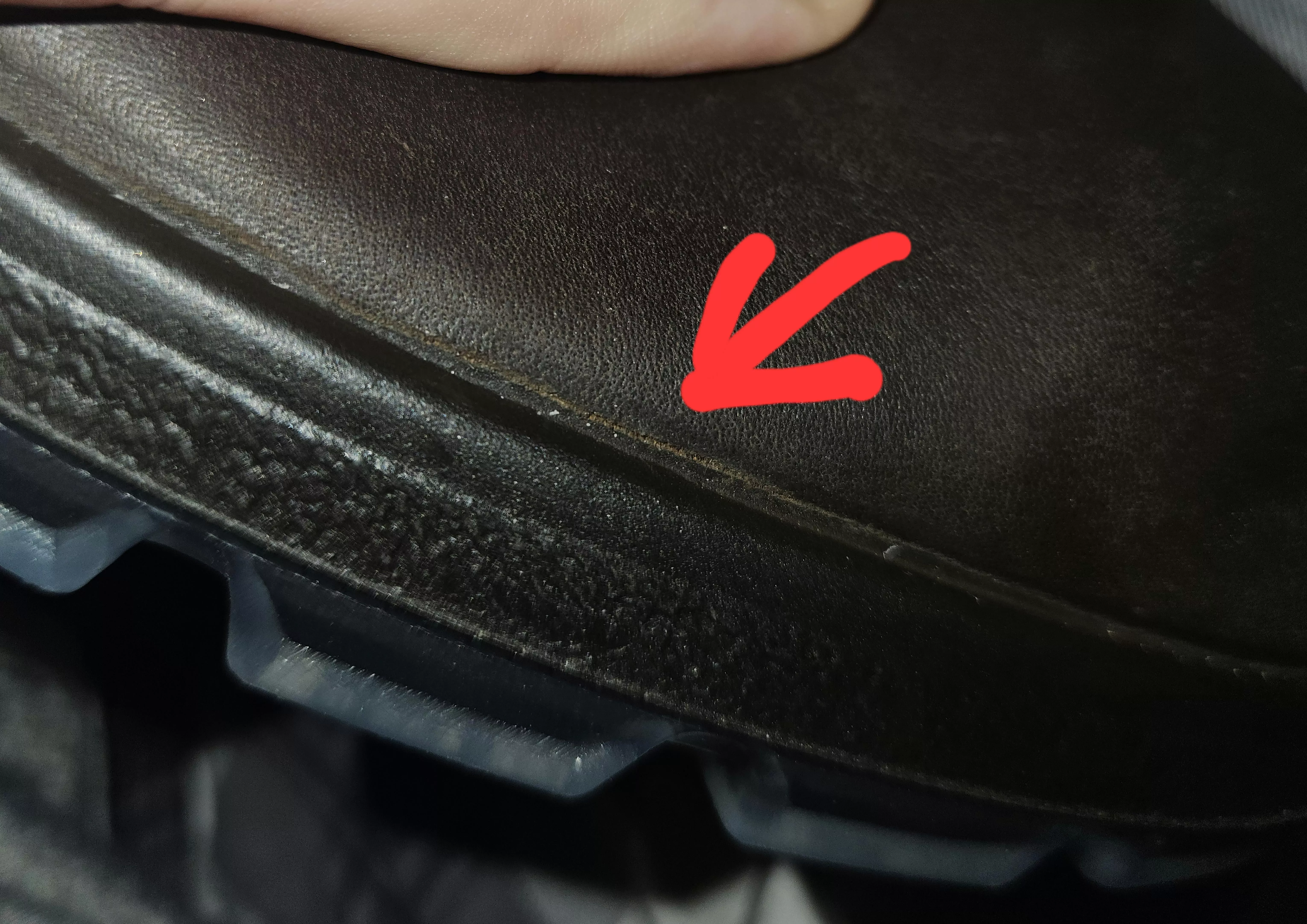 Is this small cut on the leather near the sole normal? These are new boots