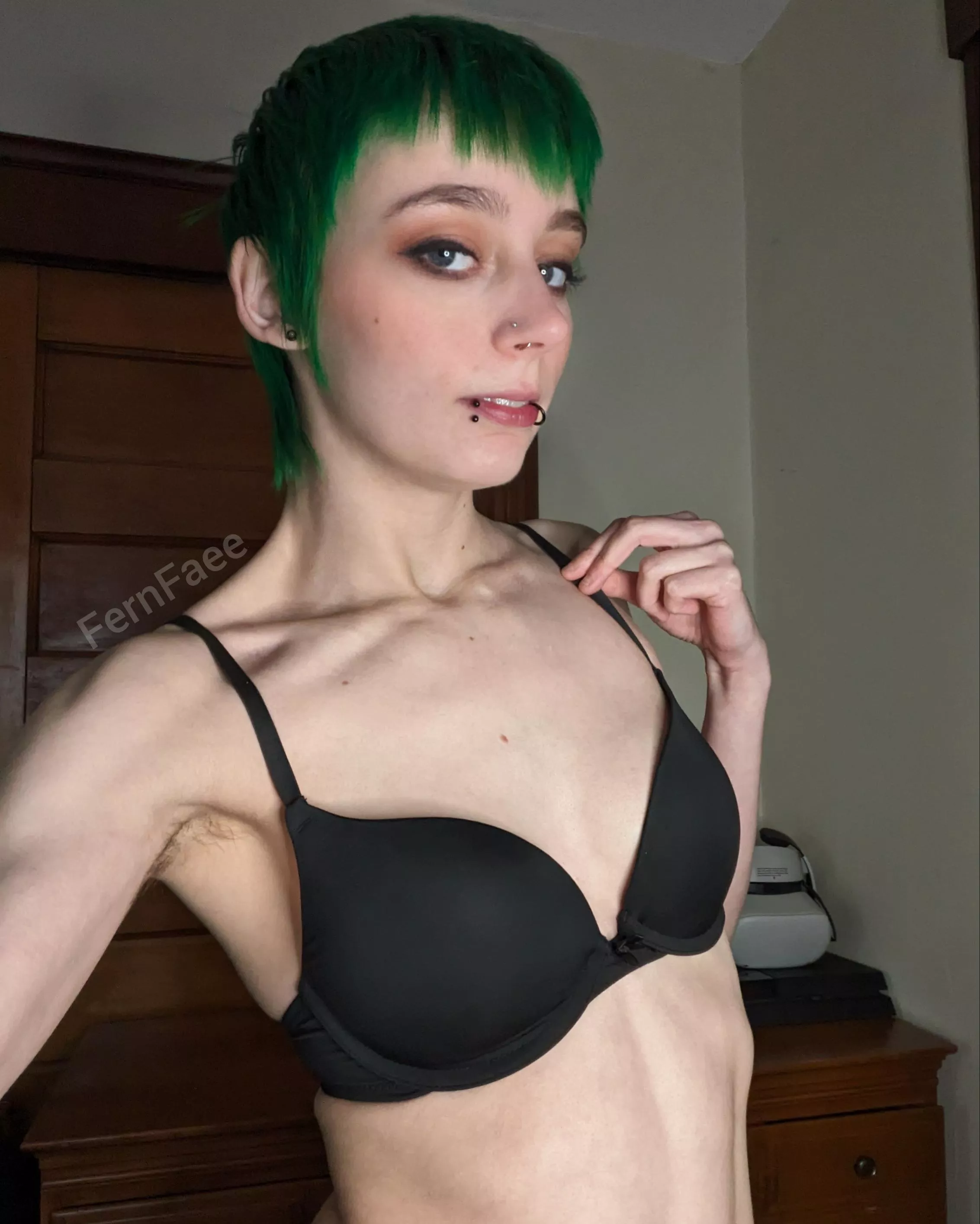 Just a plain black bra today [IRTR]