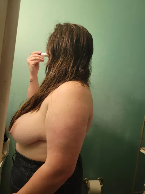 Just brushing my teeth don't mind me!