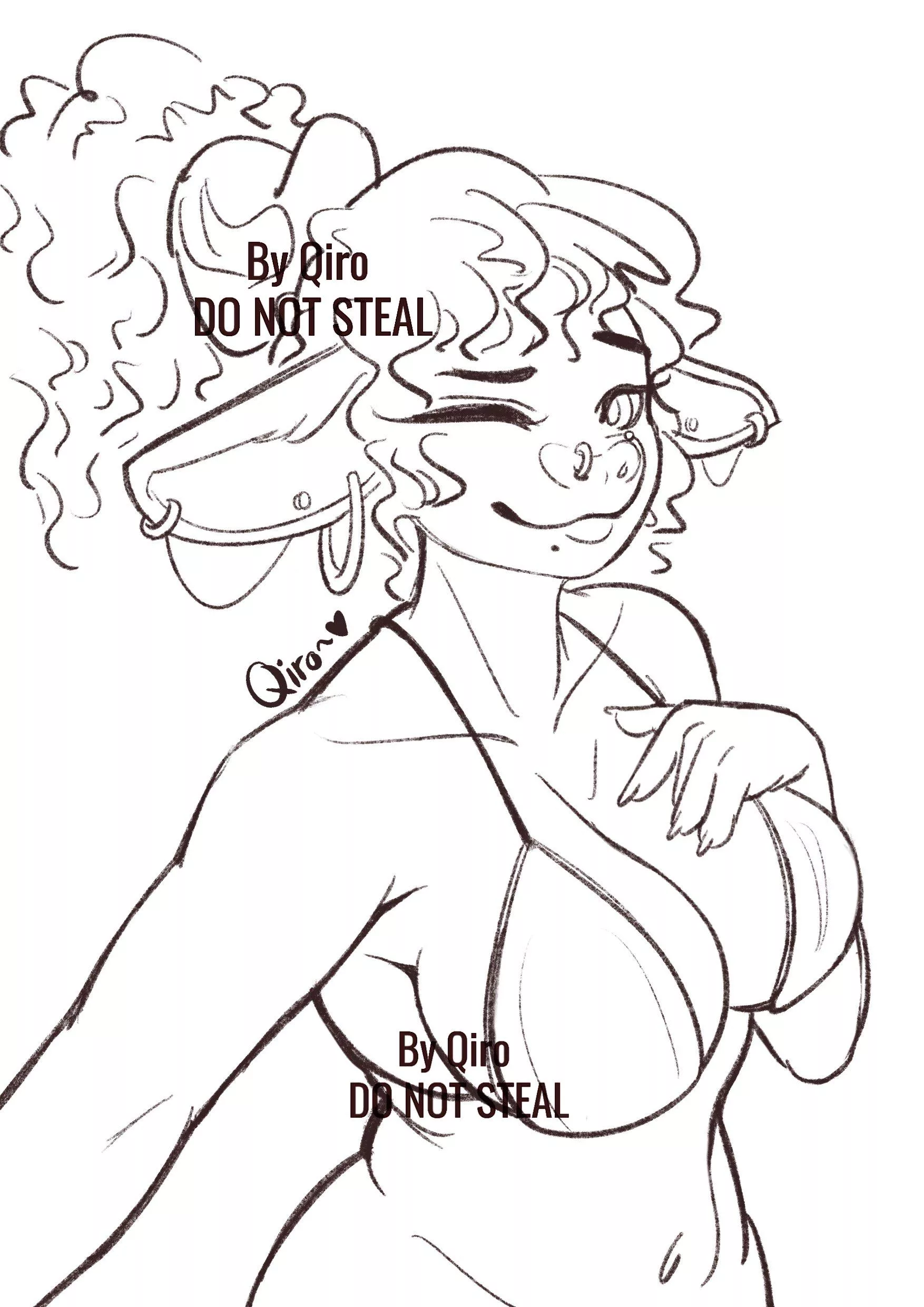 Lineart of my new oc