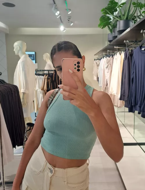 My top without a bra.