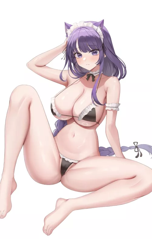 Neko Maid Raiden [Genshin Impact]