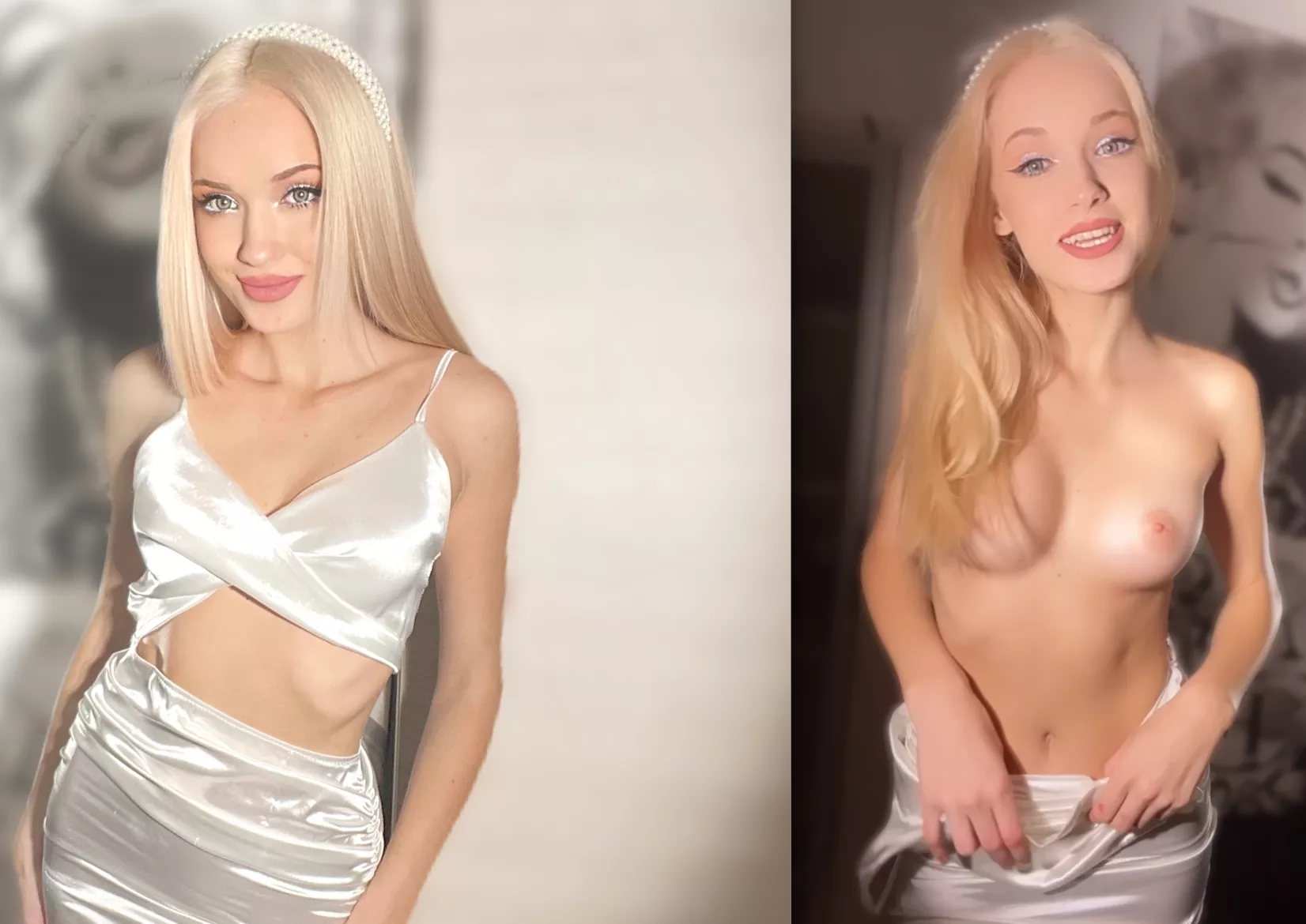 Never wear bra with croptop