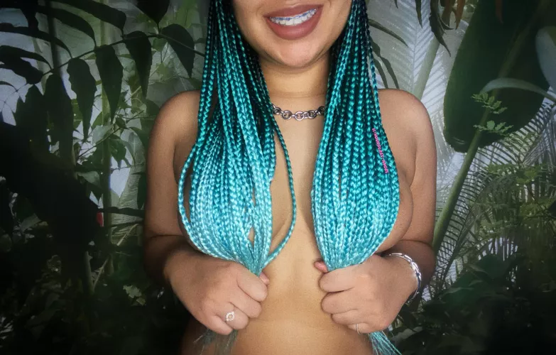 New blue hair. What do you think?