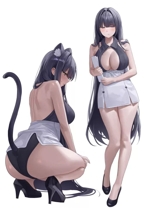 Office cat lady [Artist's Original]