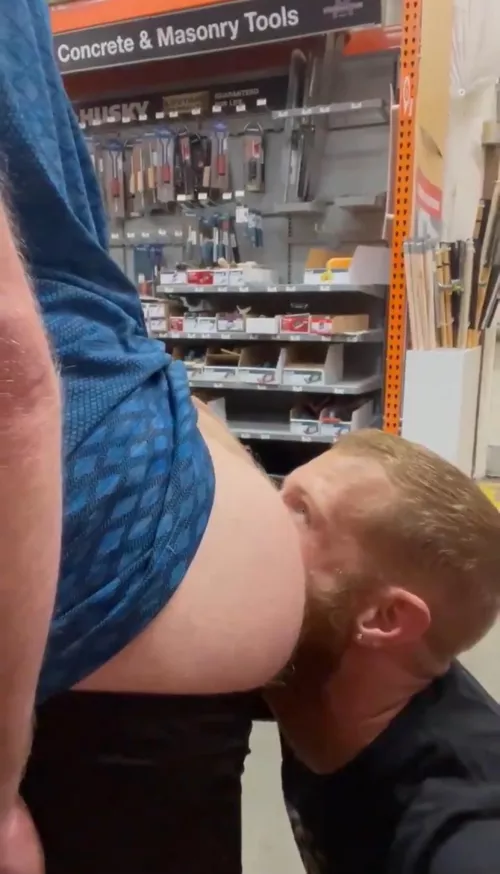 Quick snack at the hardware store